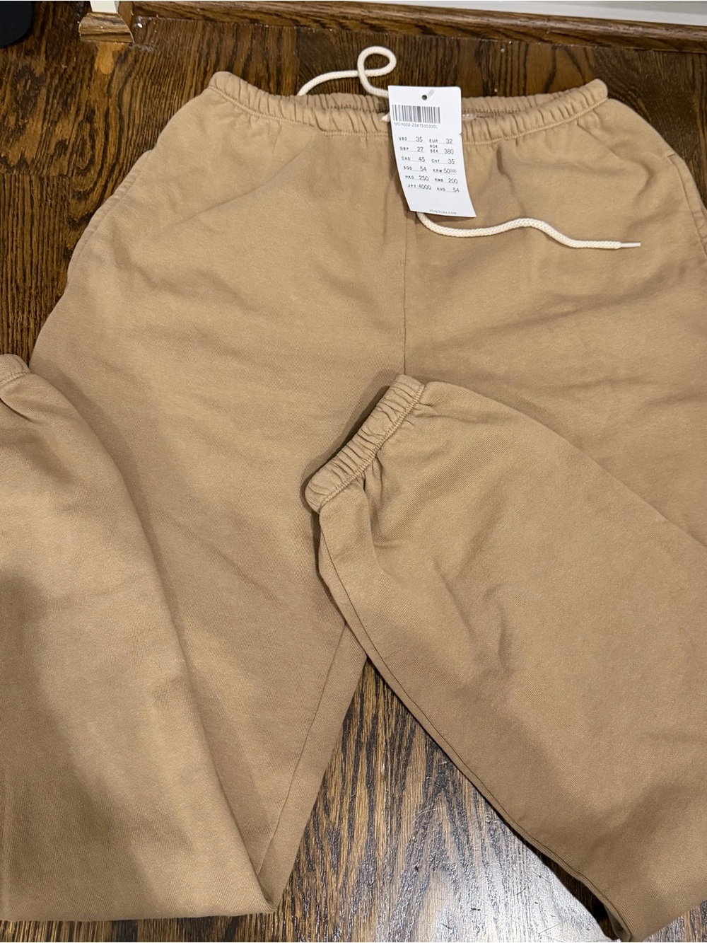 Brandy Melville Camel Tan Jogger Pants
